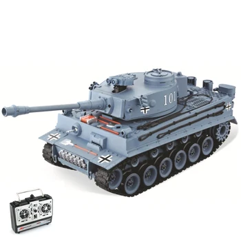 2.4 G RC Tanku MUMS vācu Tiger 101 Lielu Taktika Transportlīdzekļa 1:20 Militāro Kravas automašīna Liela Izmēra Imitētu Tvertne Elektroniskās Rotaļlietas Bērniem Modelis Dāvanu