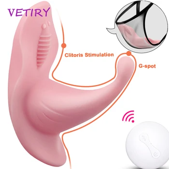 Valkājamas Vibrators, Dildo Biksīšu Tālvadības Klitora Vagīnas Stimulators Seksa Rotaļlietas Sievietēm G-spot Masāža Sieviešu Masturbācija